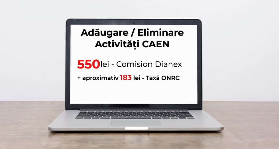 adaugare cod caen
